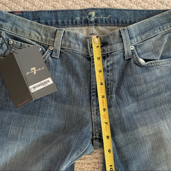 NEW 7 For All Mankind Bootcut Denim Jeans - Picture 8 of 10